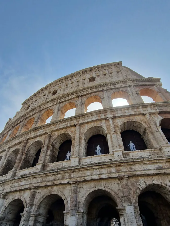 Outer arches of the Colosseum