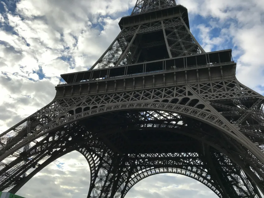 Eiffel Tower Stairs view