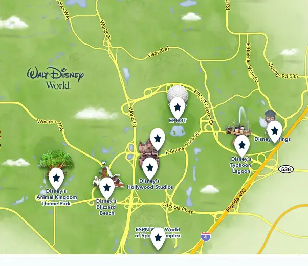 Explore the Four Theme Parks