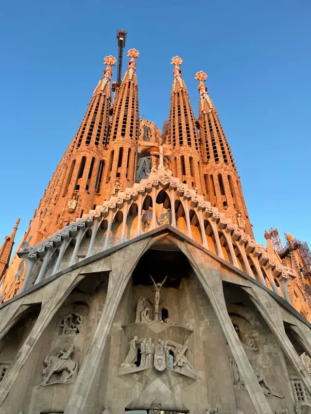 The Passion Facade of Sagrada Familia